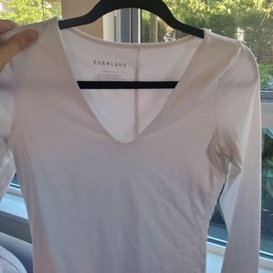 Everlane white bodysuit